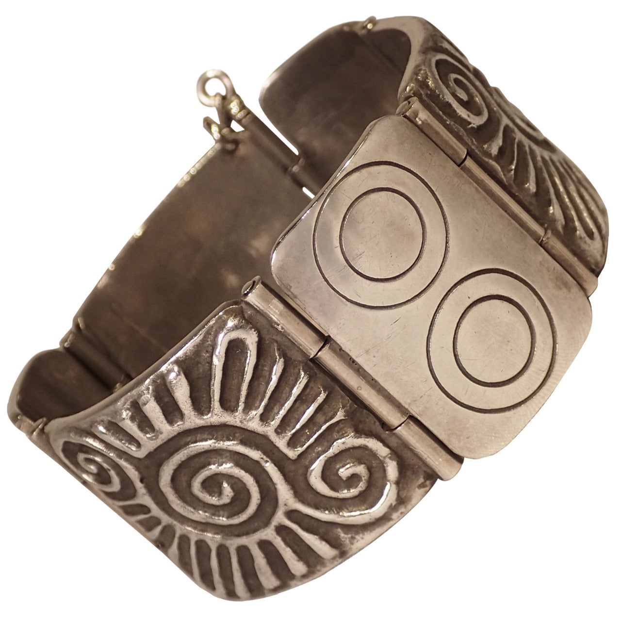 1930s William Spratling Silver "Vindobonensis" Bracelet For Sale