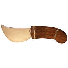 1930s William Spratling Silver and Rosewood Cheese Knife