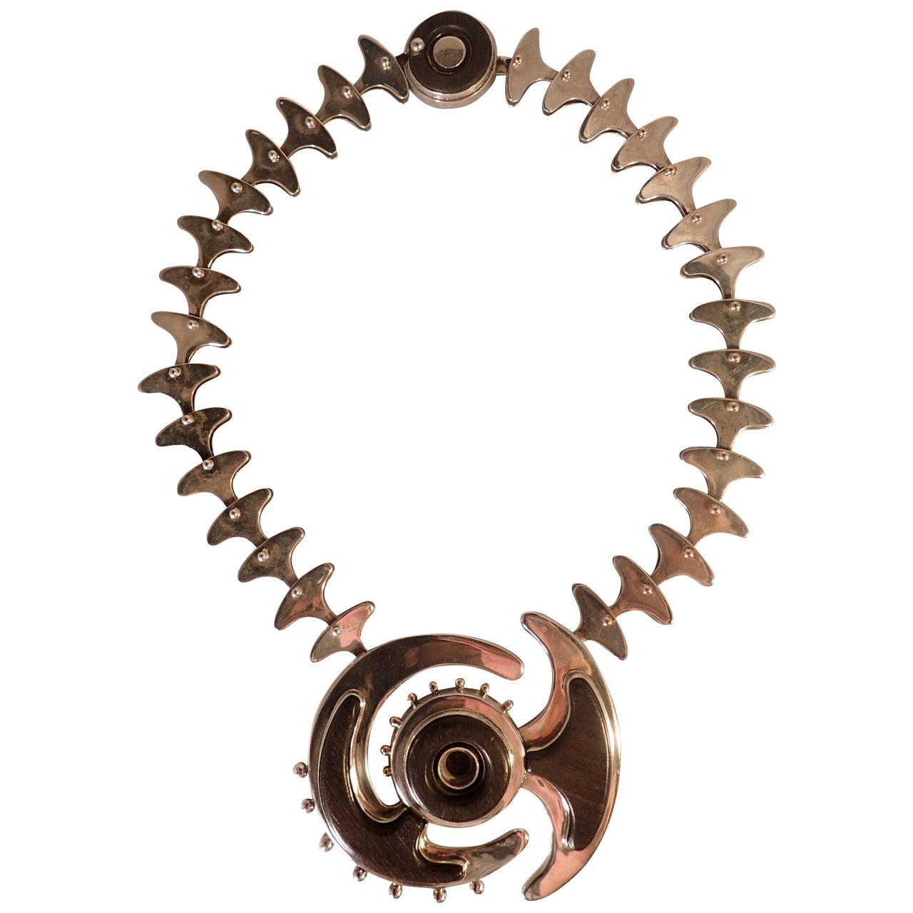 Time Machine Necklace by Sergio Gomez For Sale