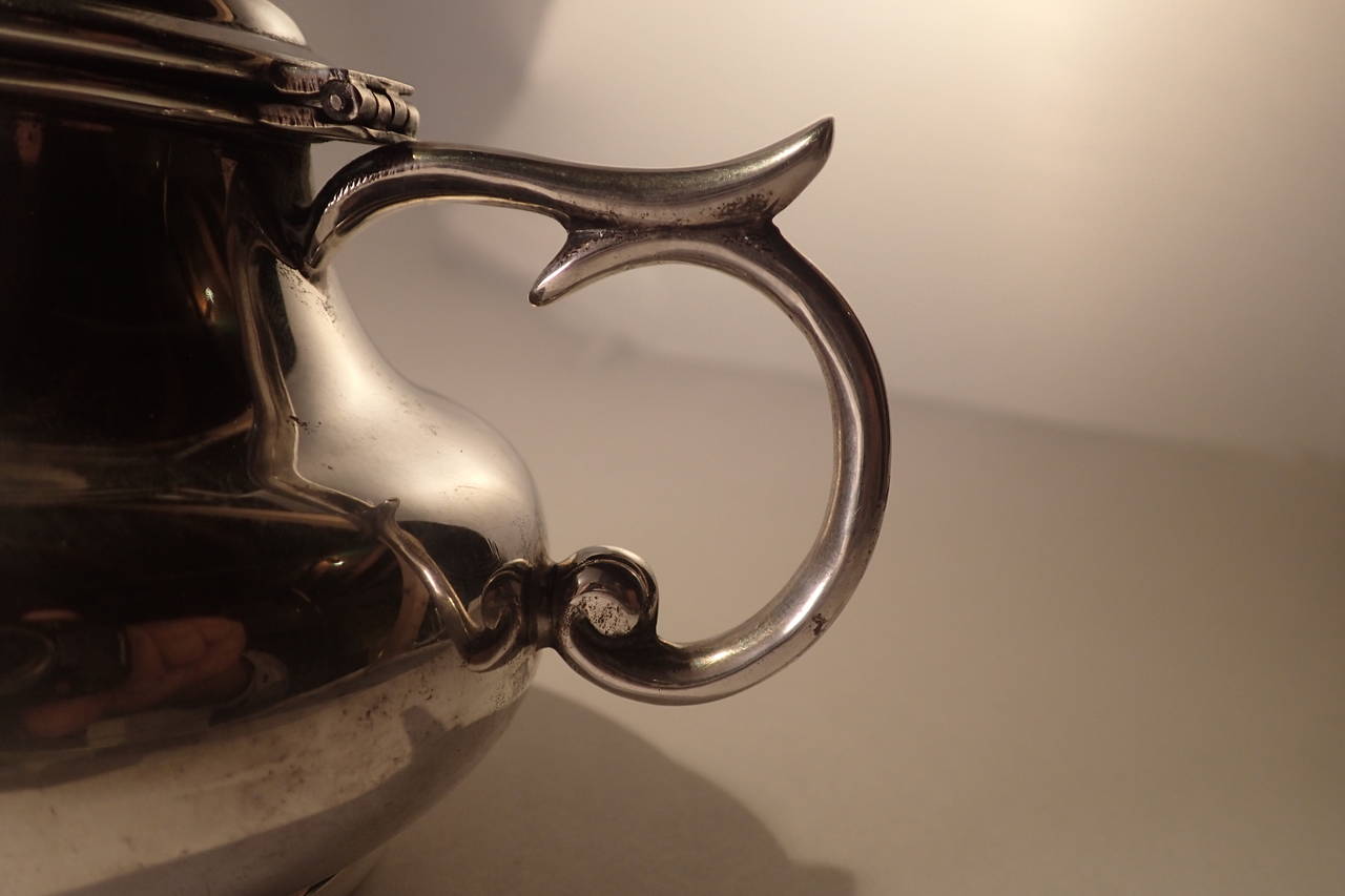 Silver 1950s Hector Aguilar Tiny Teapot For Sale