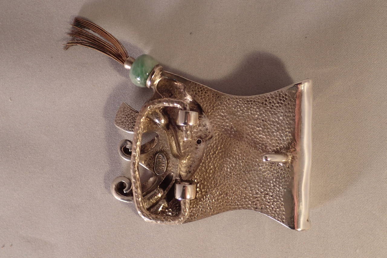 Olmec Face Belt Buckle