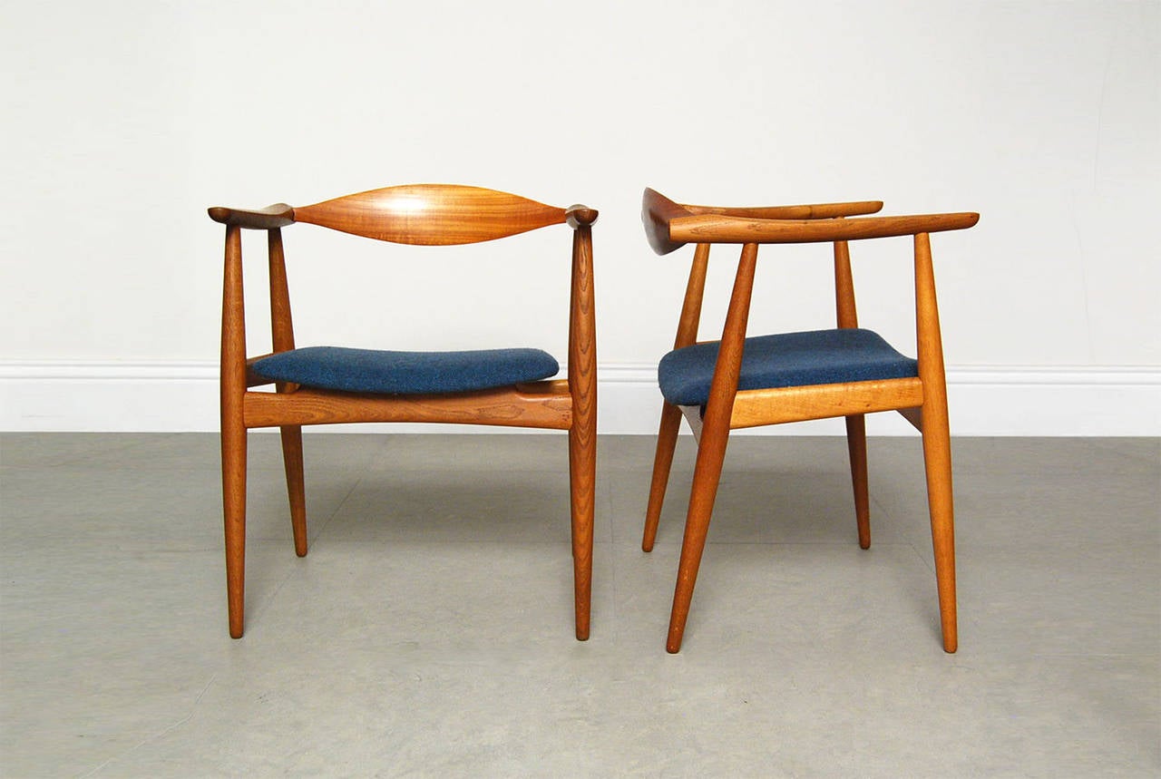 Hans Wegner CH-35 Chairs In Excellent Condition In London, GB