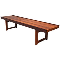 Retro Torbjorn Afdal Rosewood Krobo Bench