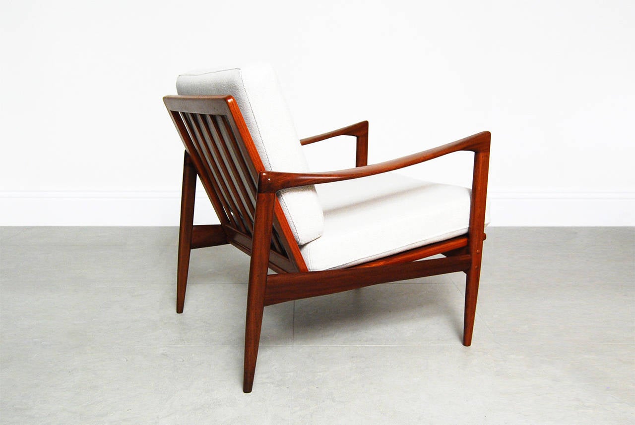 Fabric Ib Kofod-Larsen 'Candidate' Lounge Chair