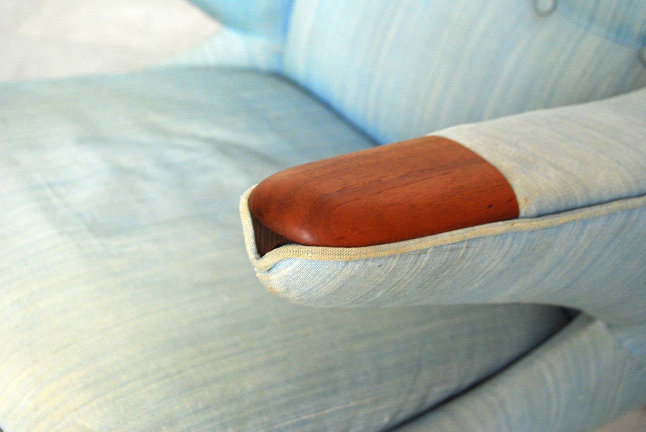 Hans Wegner 'Papa Bear' Chair for Reupholstery In Good Condition In London, England