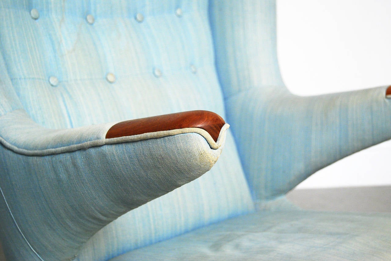 Mid-Century Modern Hans Wegner 'Papa Bear' Chair for Reupholstery