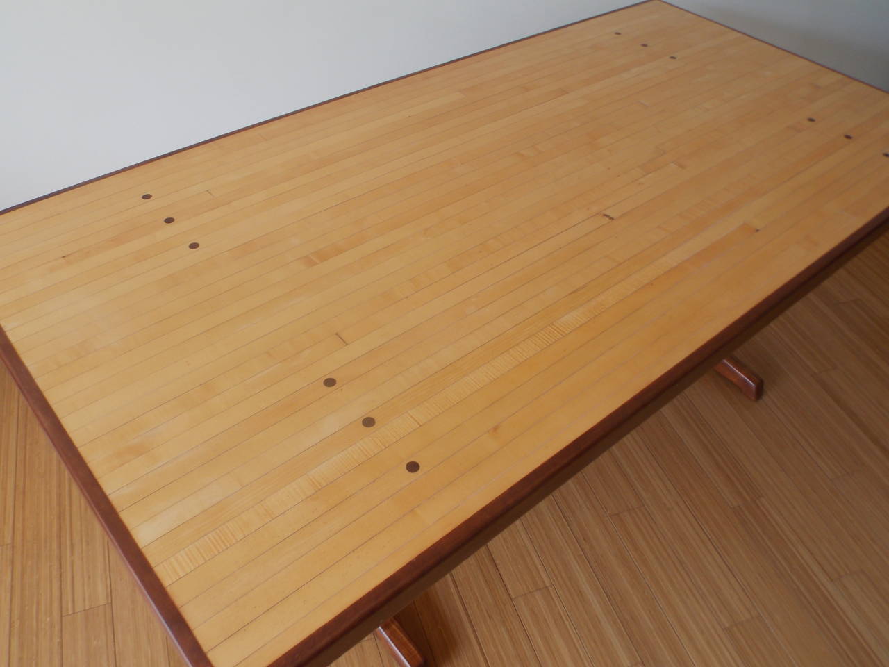 Wood Gerald McCabe Custom Table, 1970's