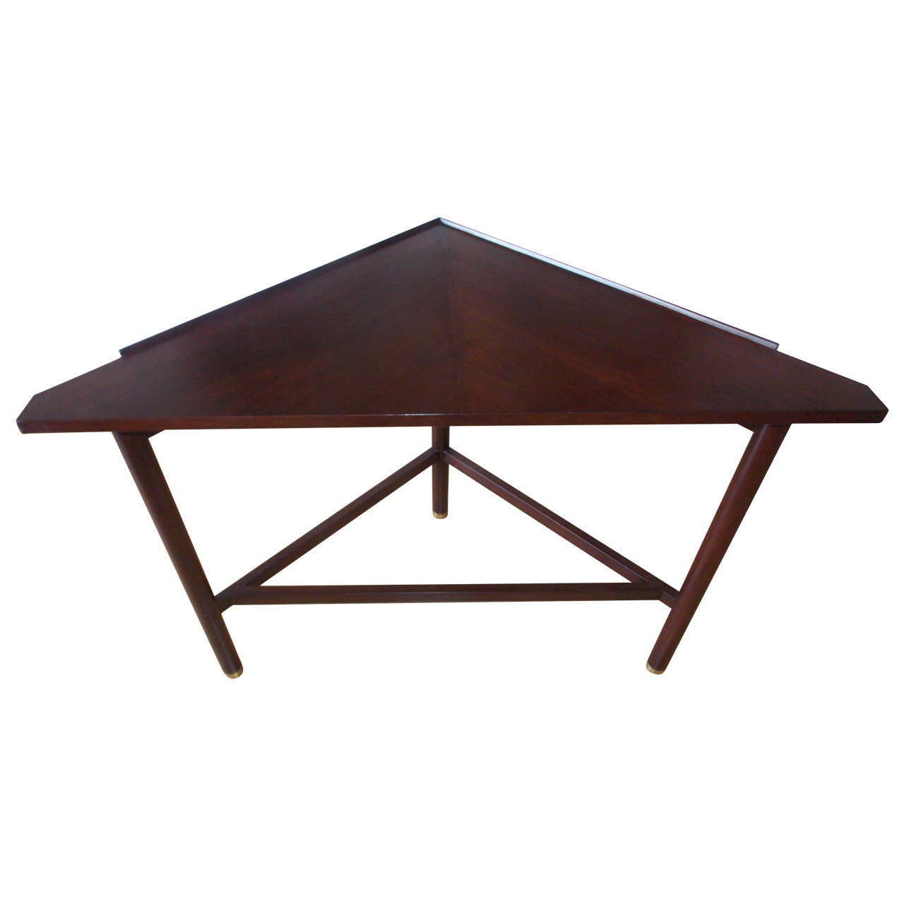 Edward Wormley Dunbar Triangle Console Table at 1stDibs
