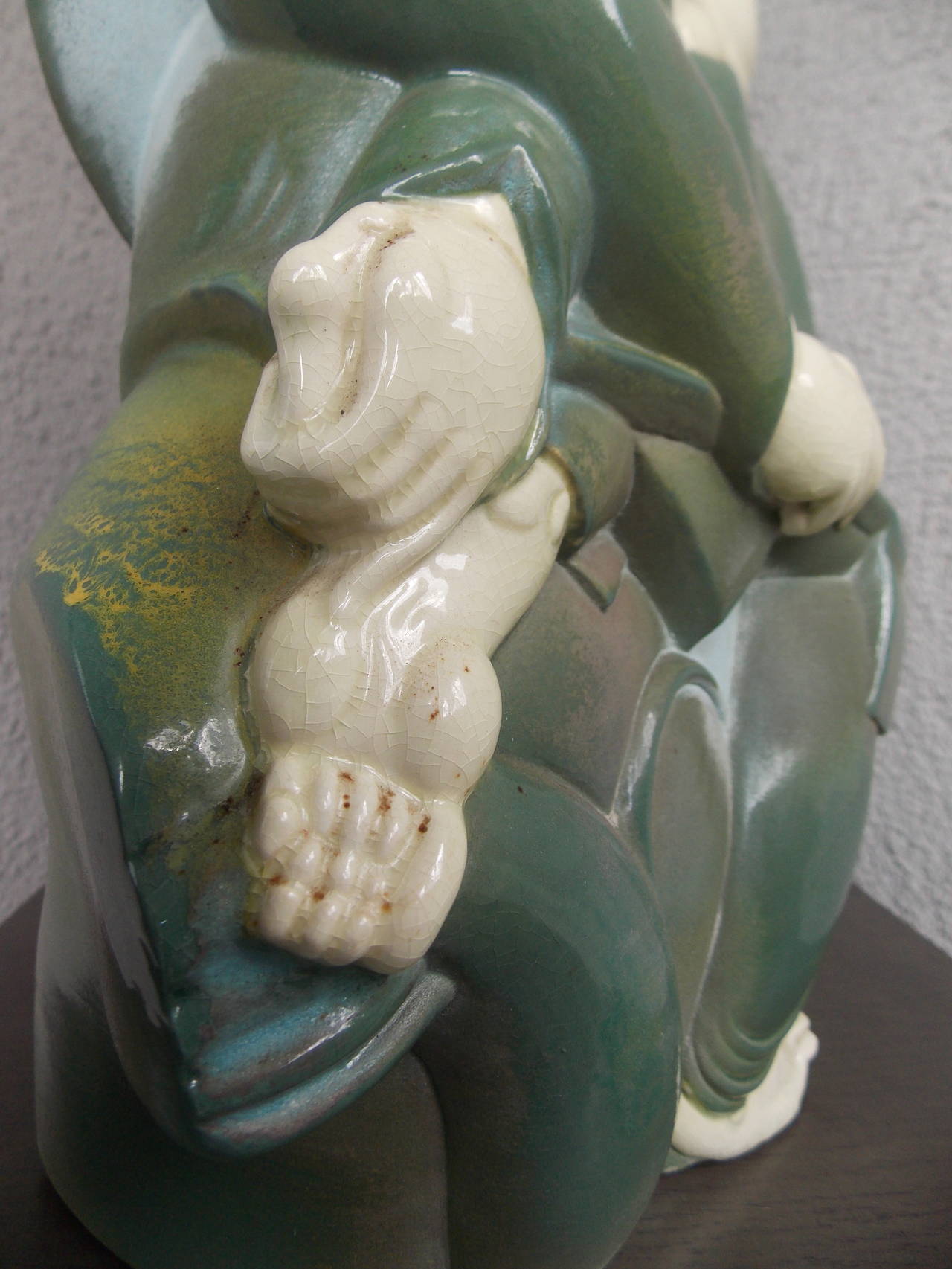 Karoly Fulop Art Deco Ceramic Sculpture 1