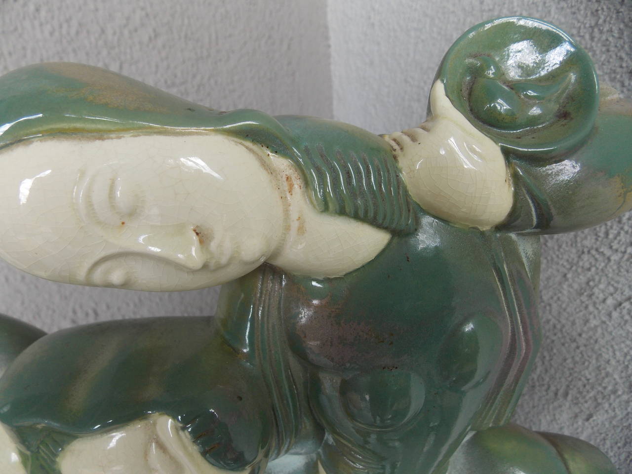 Karoly Fulop Art Deco Ceramic Sculpture 2