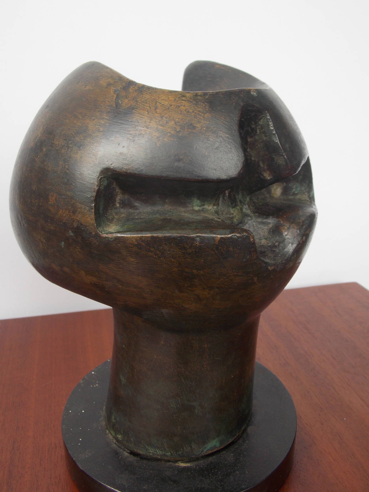 American Vintage Modern Art Bronze Sculpture Titled 