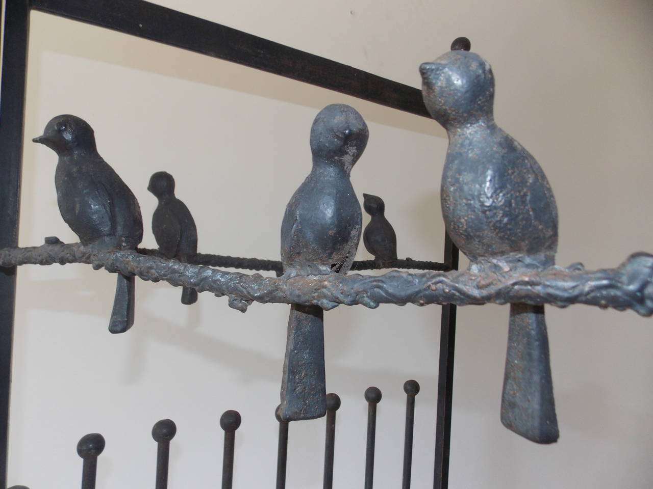 Iron Gate Room Divider Sculpture Attributed to Ilana Goor In Good Condition In Los Angeles, CA