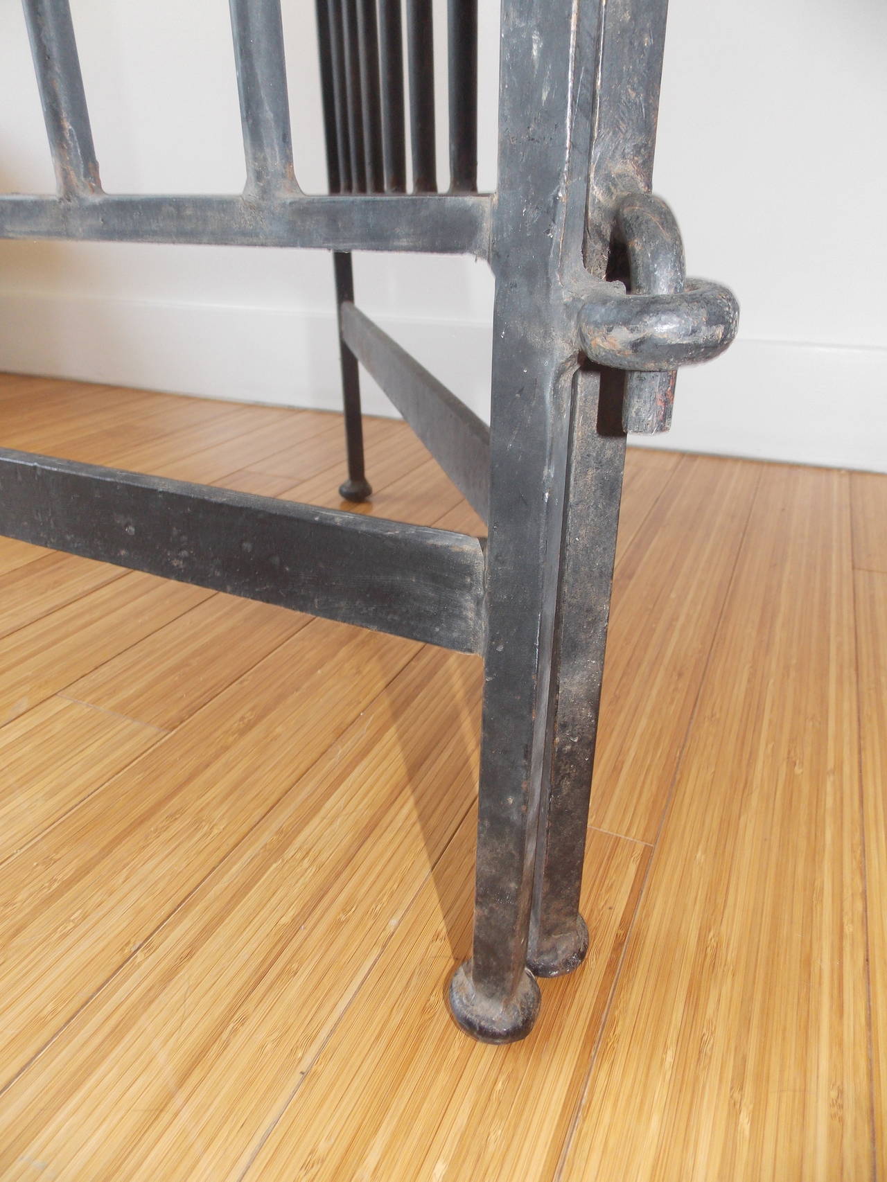 Iron Gate Room Divider Sculpture Attributed to Ilana Goor at 1stdibs