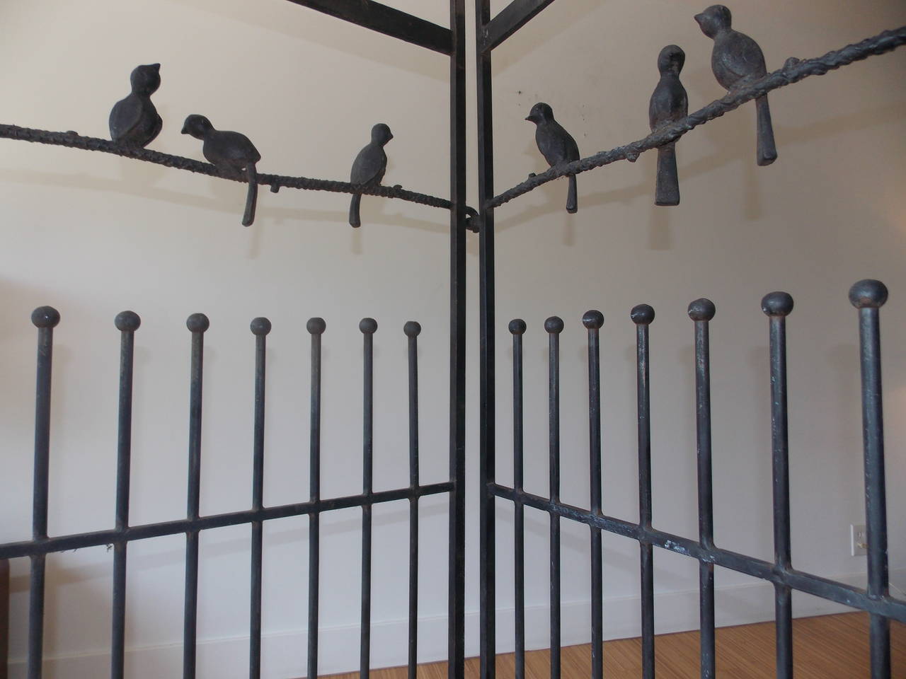 Iron Gate Room Divider Sculpture Attributed to Ilana Goor 1