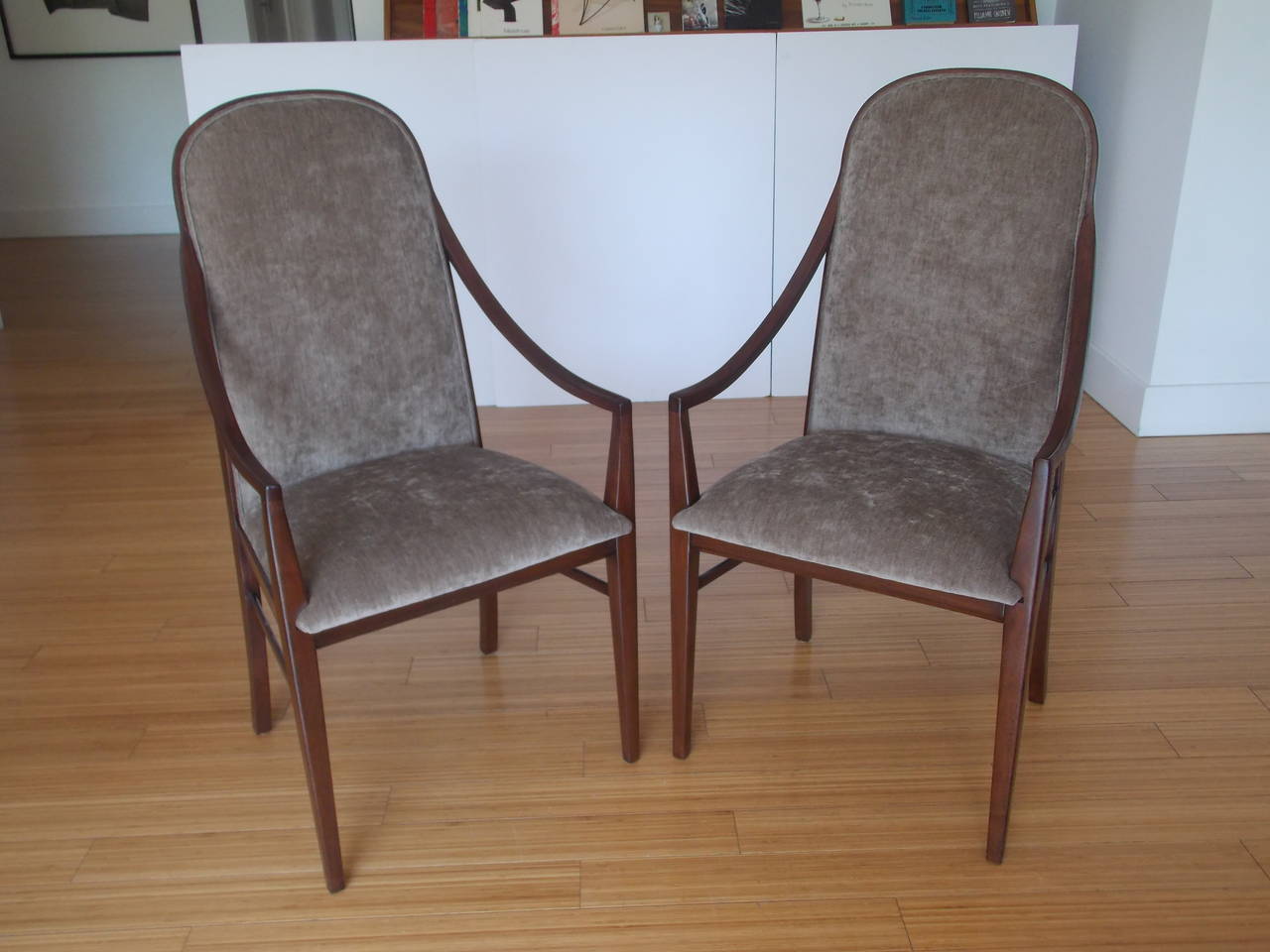 Pair of Milo Baughman Accent or Dinette Chairs