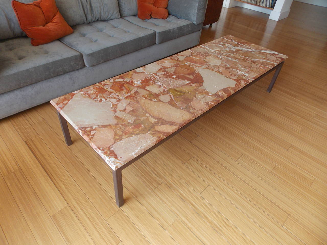 Vintage Marble Coffee Table "as Seen in William Haines' Own Home