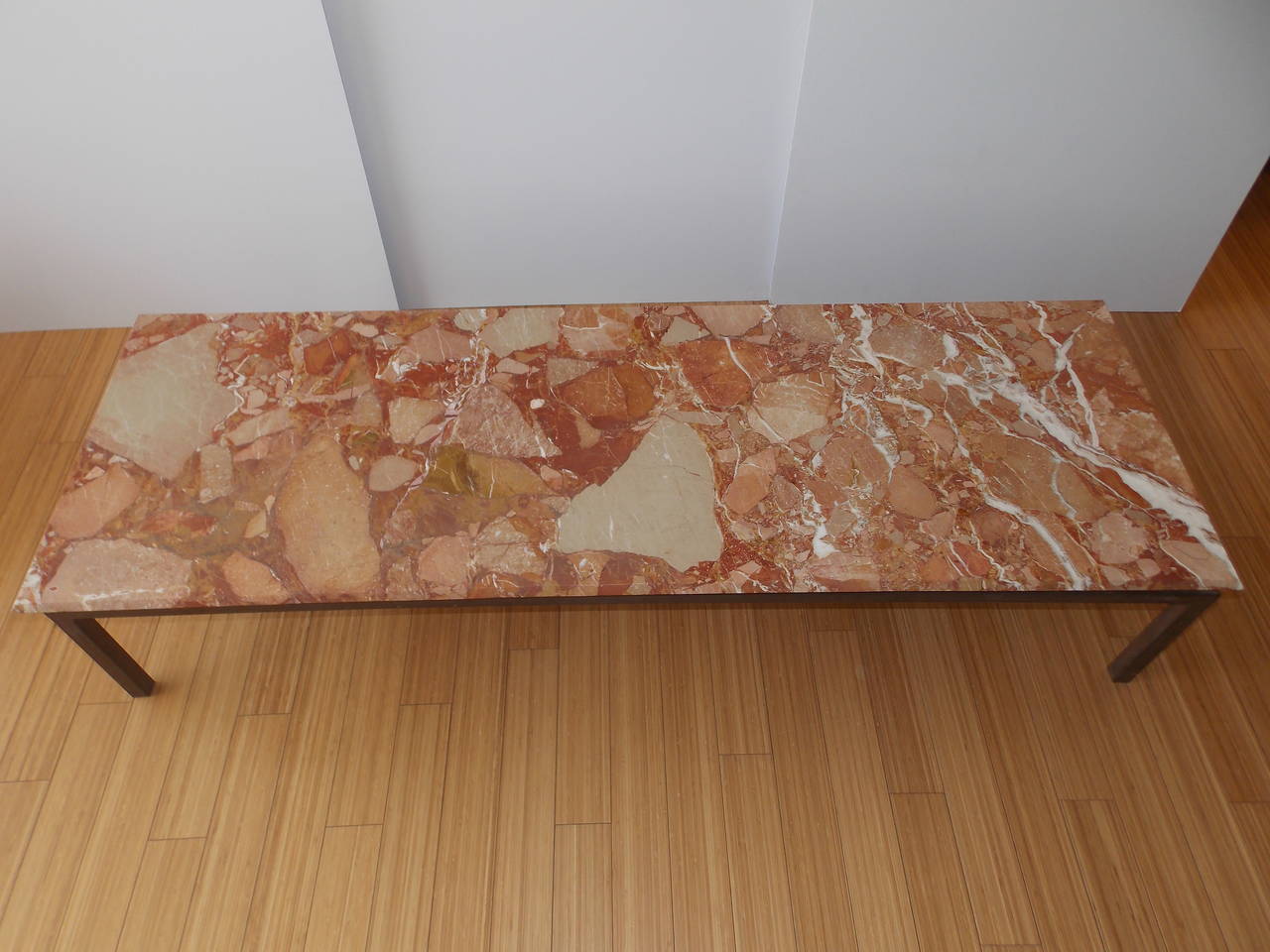 Vintage Marble Coffee Table "as Seen in William Haines' Own Home