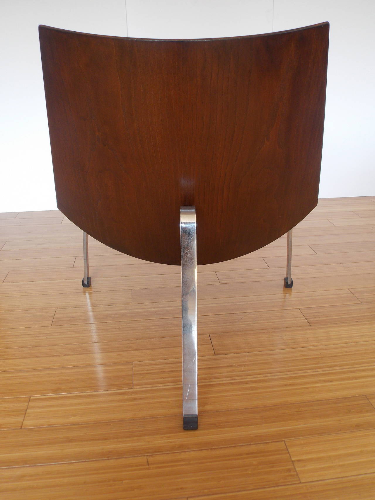 Swiss Benedikt Rohner Architectural Lounge Chair 1957
