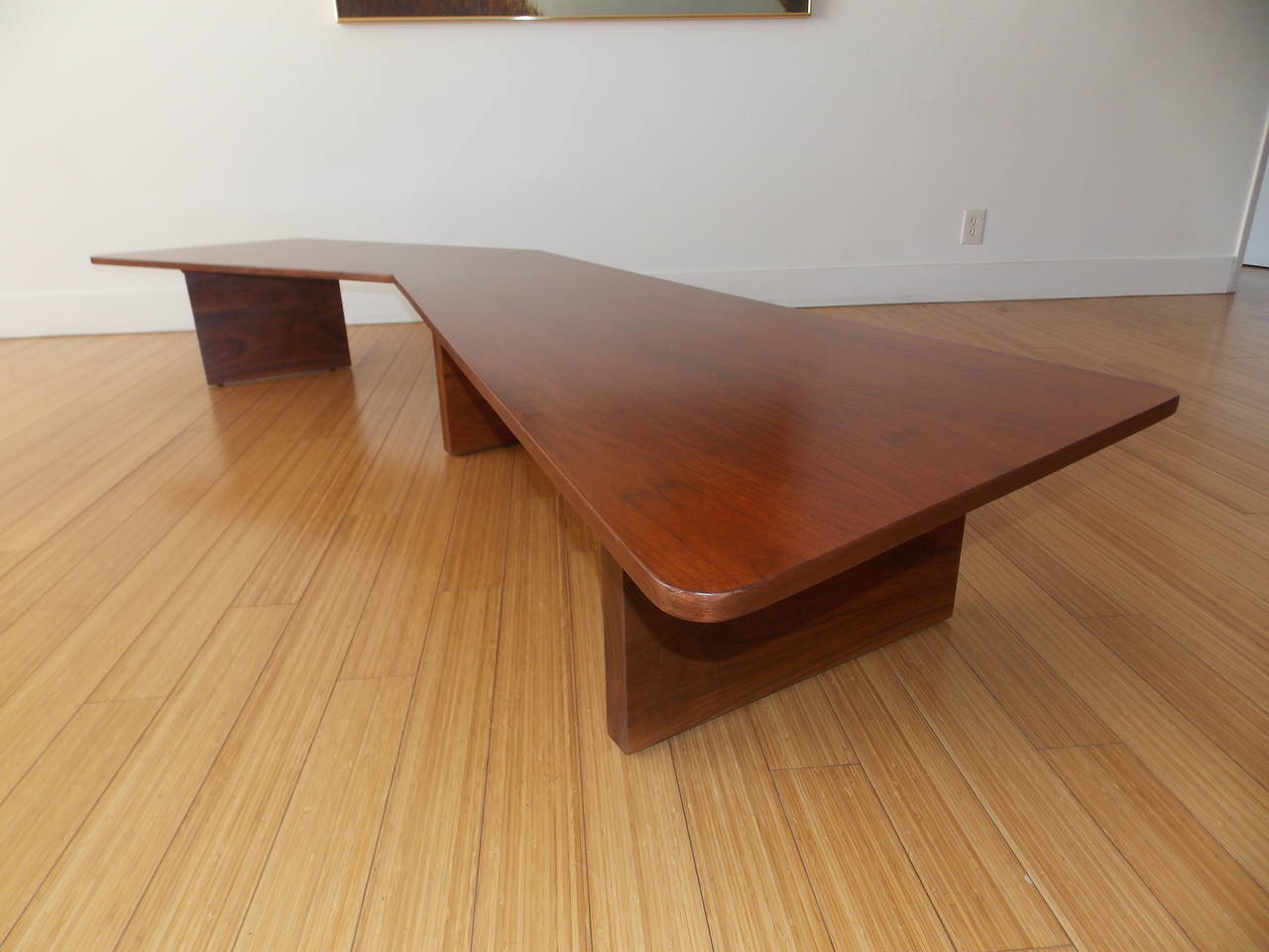 20th Century Mid Century Modern Boomerang Coffee Table For Sale