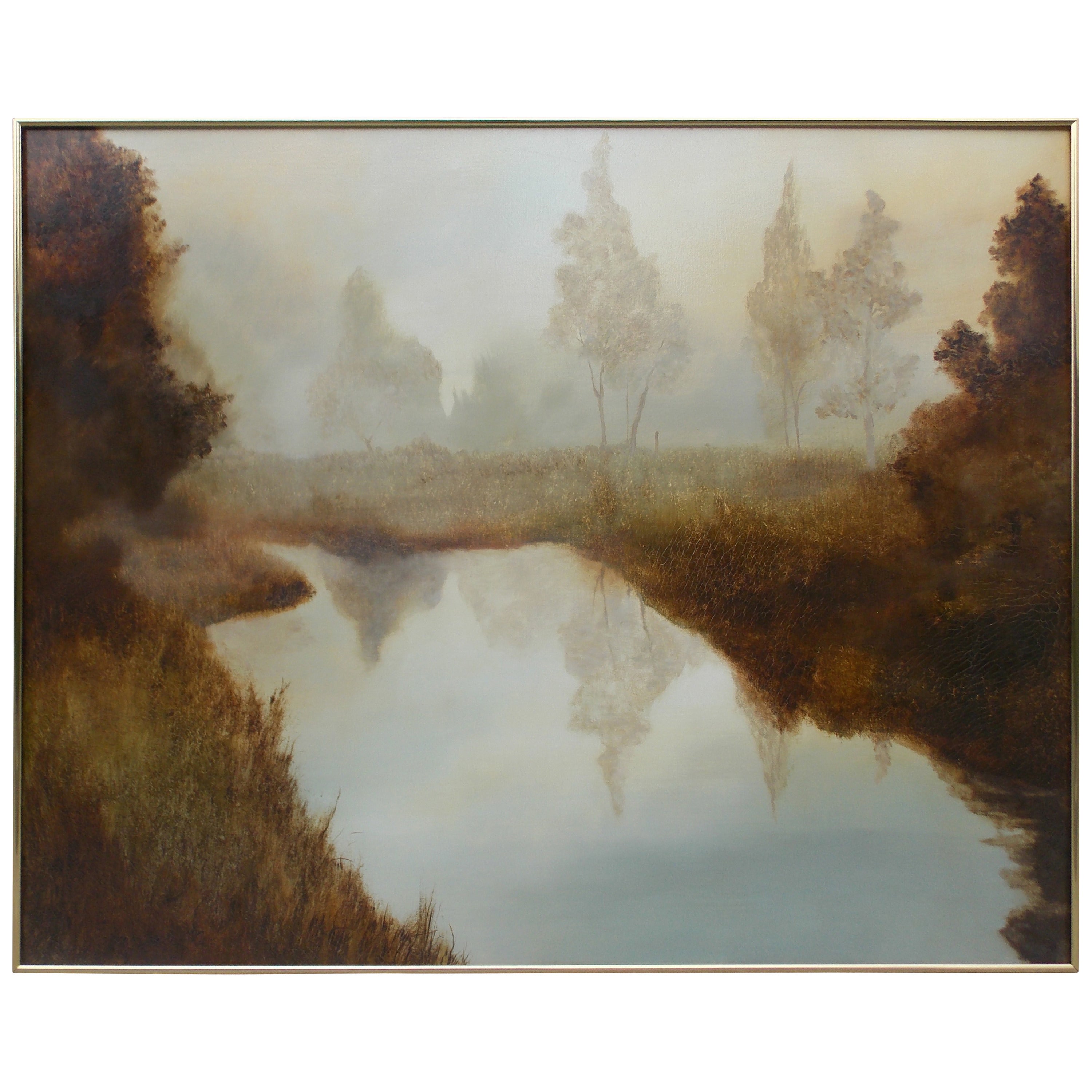 Wonderful Large Landscape Painting "Sinnard 69"