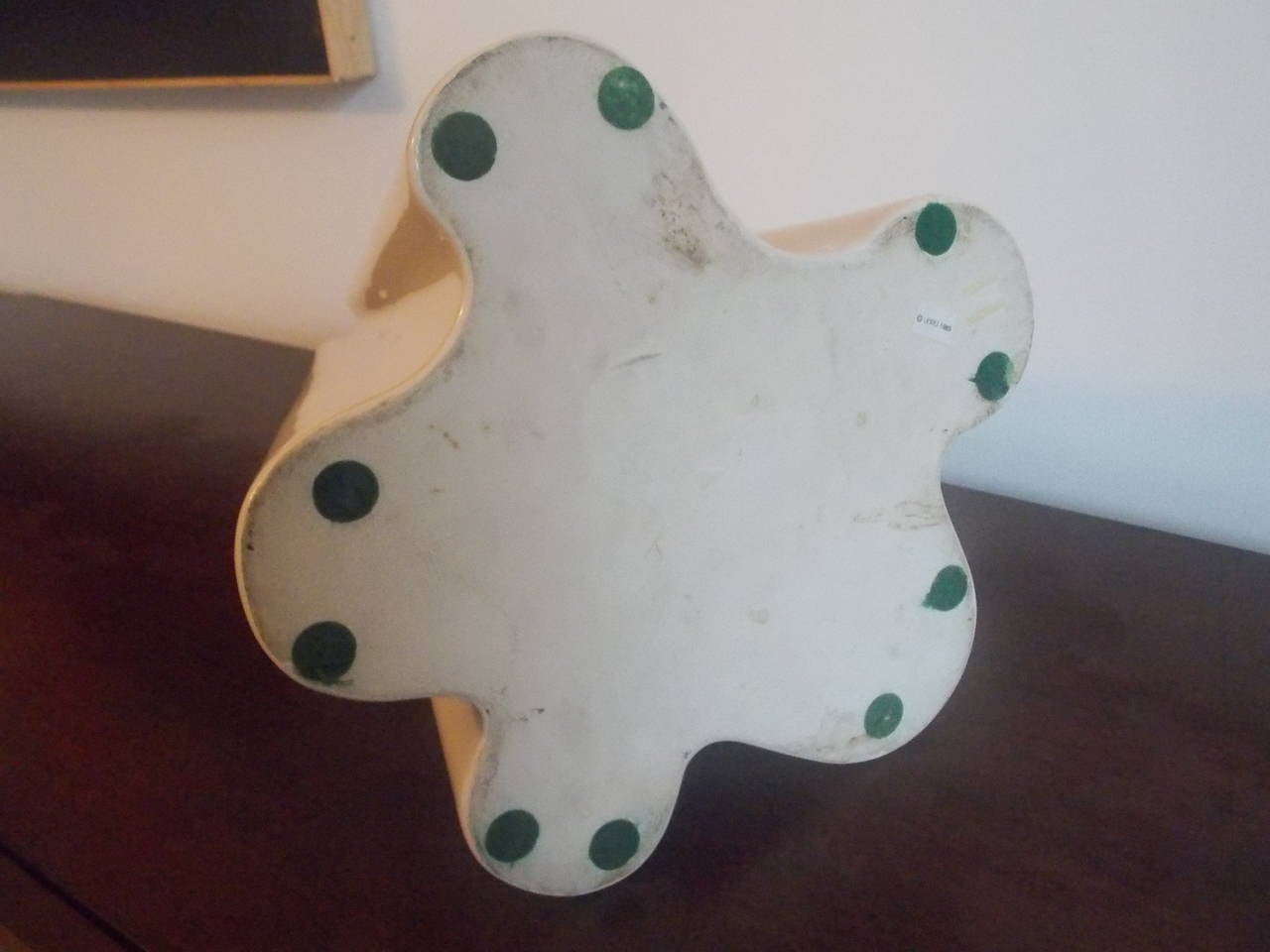 Undulating Ceramic Vase Sculpture by Jaru of California 1985 In Excellent Condition In Los Angeles, CA