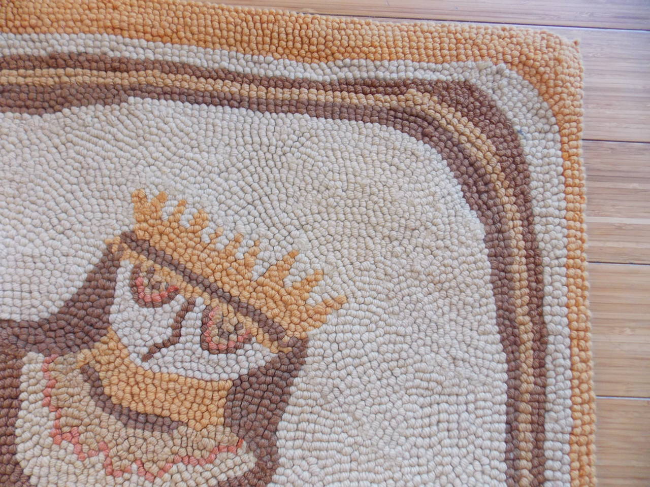 Hand-Hooked Rug or Tapestry Design by Evelyn and Jerome Ackerman 1