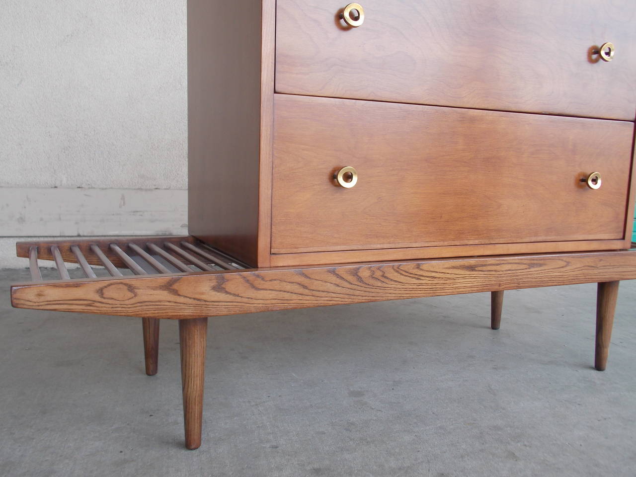 Milo Baughman Dresser on Dowel Bench California Design 2
