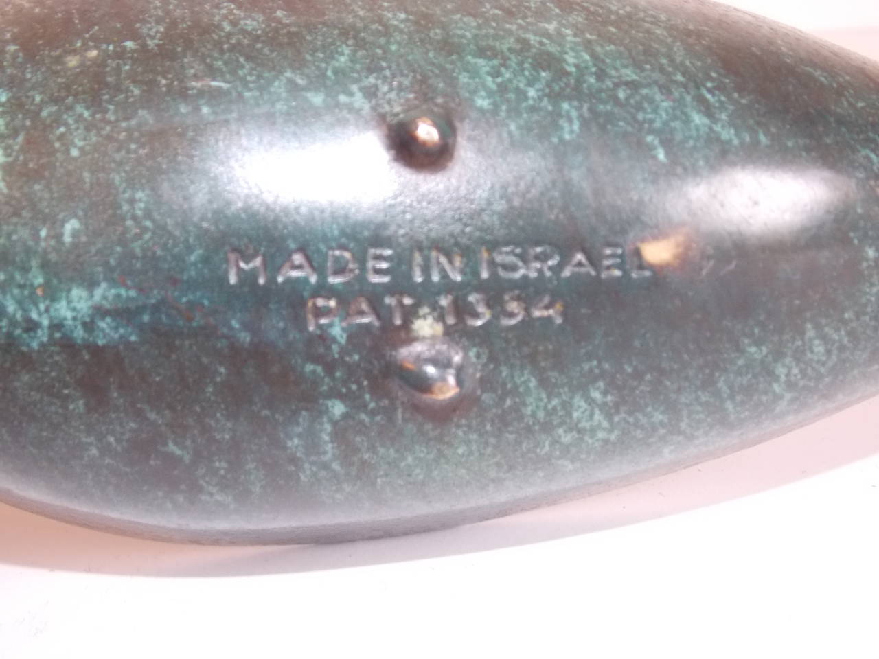 Rare Maurice Ascalon Bronze Sword Fish Sculpture