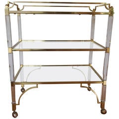 Rare Charles Hollis Jones "Classic Line" Occasional Cart, 1960s 2