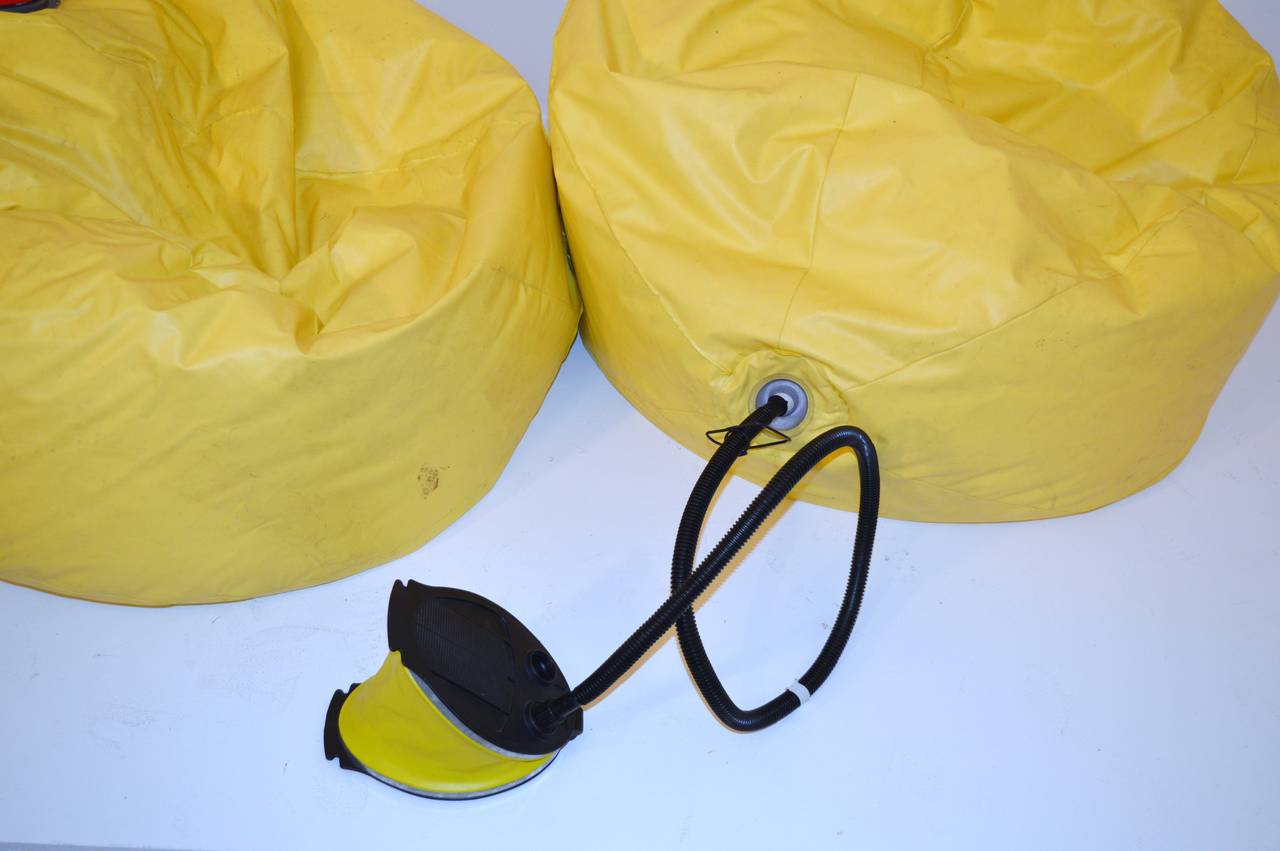 Modern Pair of Bean Bag-Chairs ´Memo` by Ron Arad