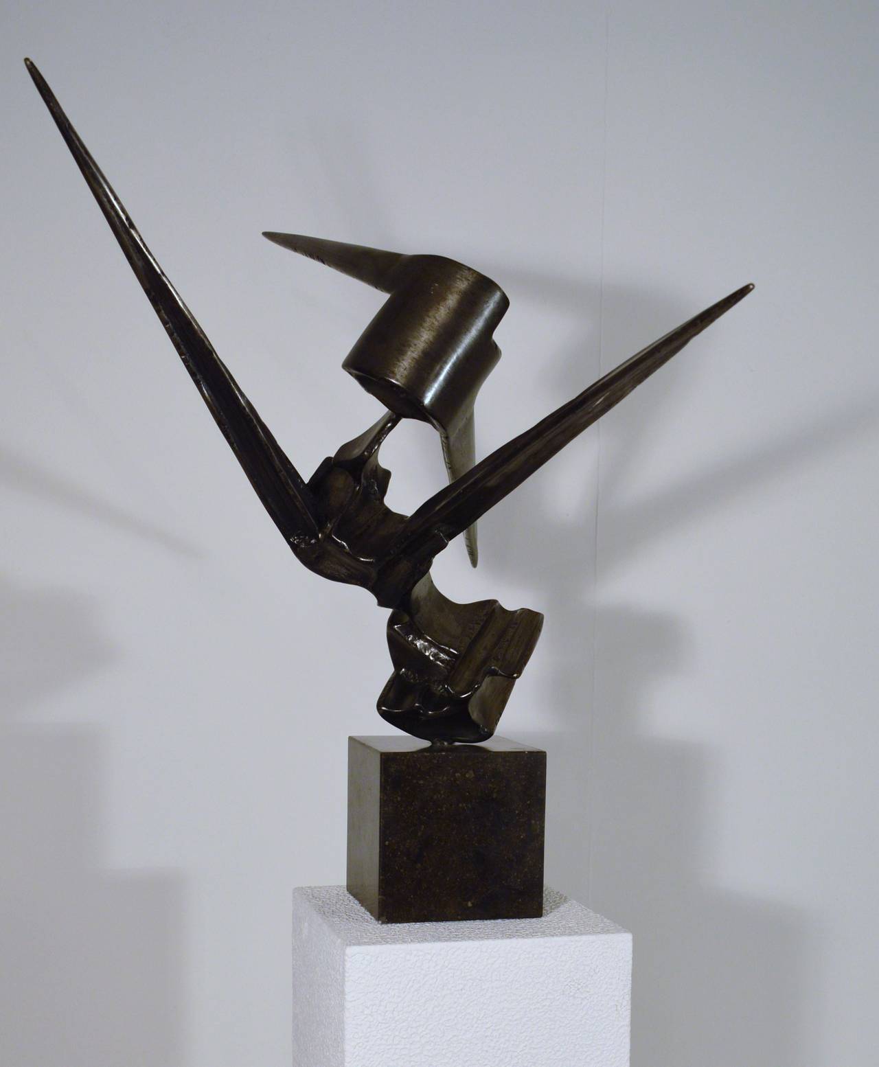 Metalwork Iron Sculpture by Belgium Artist Ferdinand Vonck