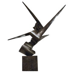 Iron Sculpture by Belgium Artist Ferdinand Vonck