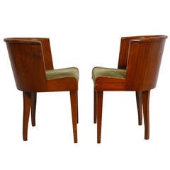 Pair of Desk-Chairs by Decoene, Belgium
