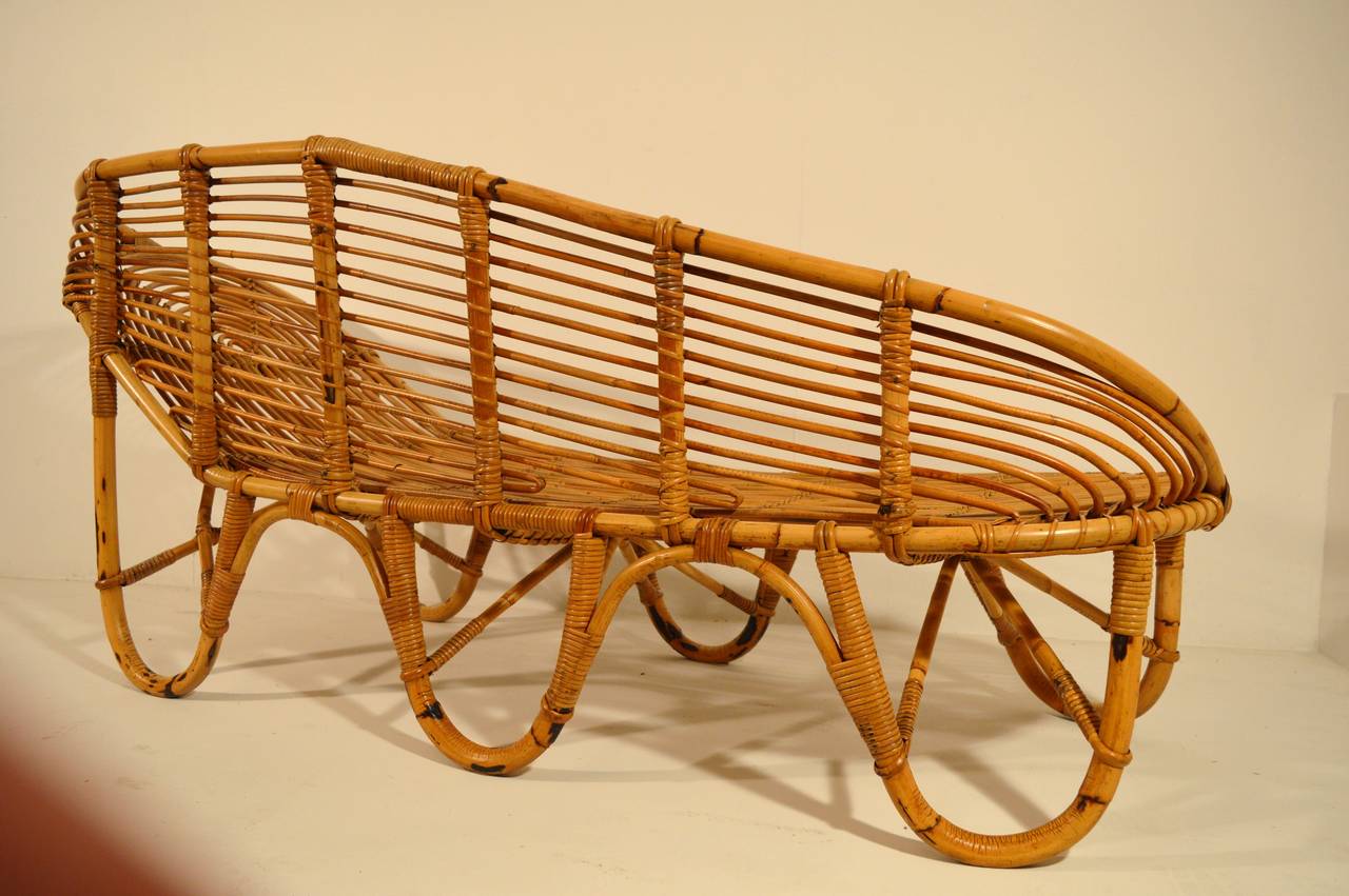 Bended Bamboo Bench 1