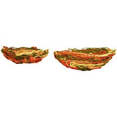 Pair of Gaetano Pesce Baskets for Fish Design