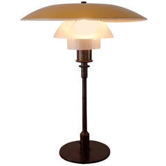 PH 4/3 Desk Lamp Stamped "PAT. APPL" by Poul Henningsen, Denmark 1926-1928