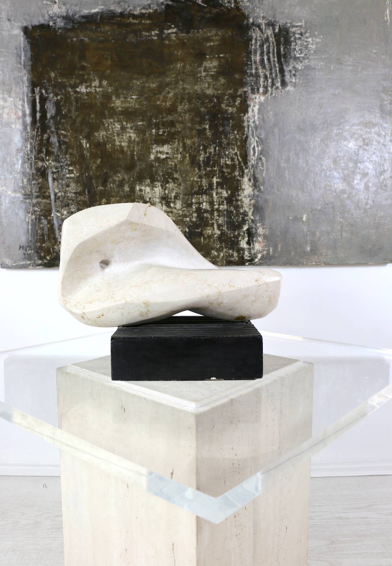 Italian Roberto Tagliazucchi Marble Sculpture For Sale