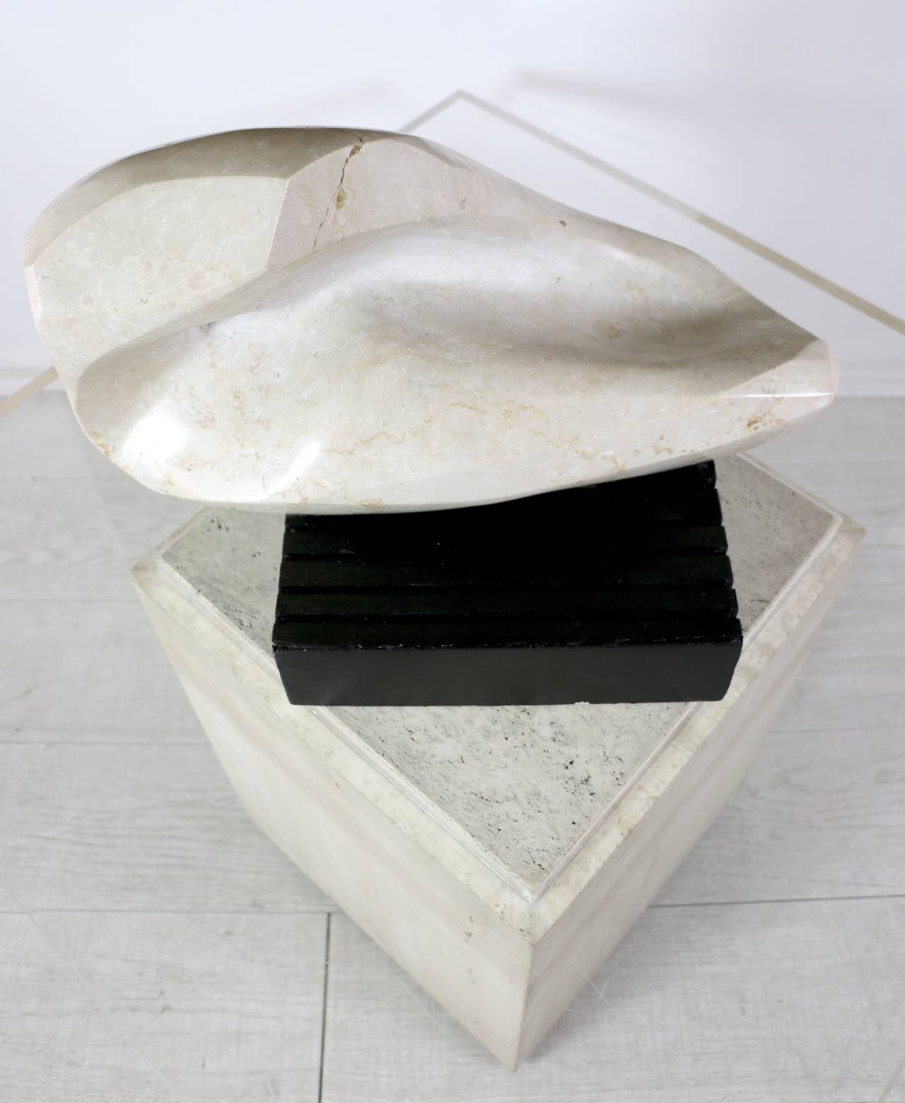 Late 20th Century Roberto Tagliazucchi Marble Sculpture For Sale