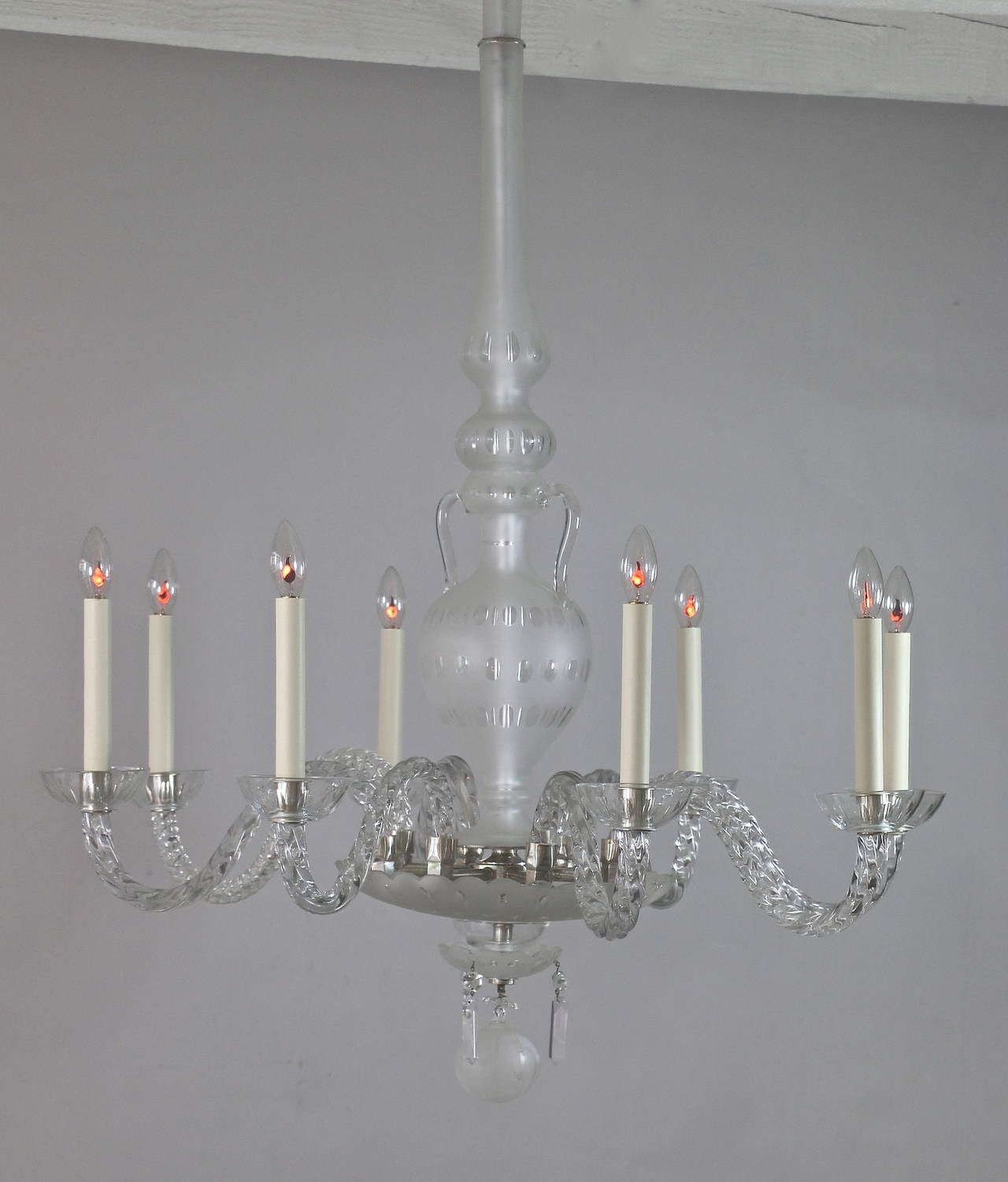 1920s Murano Glass Chandelier