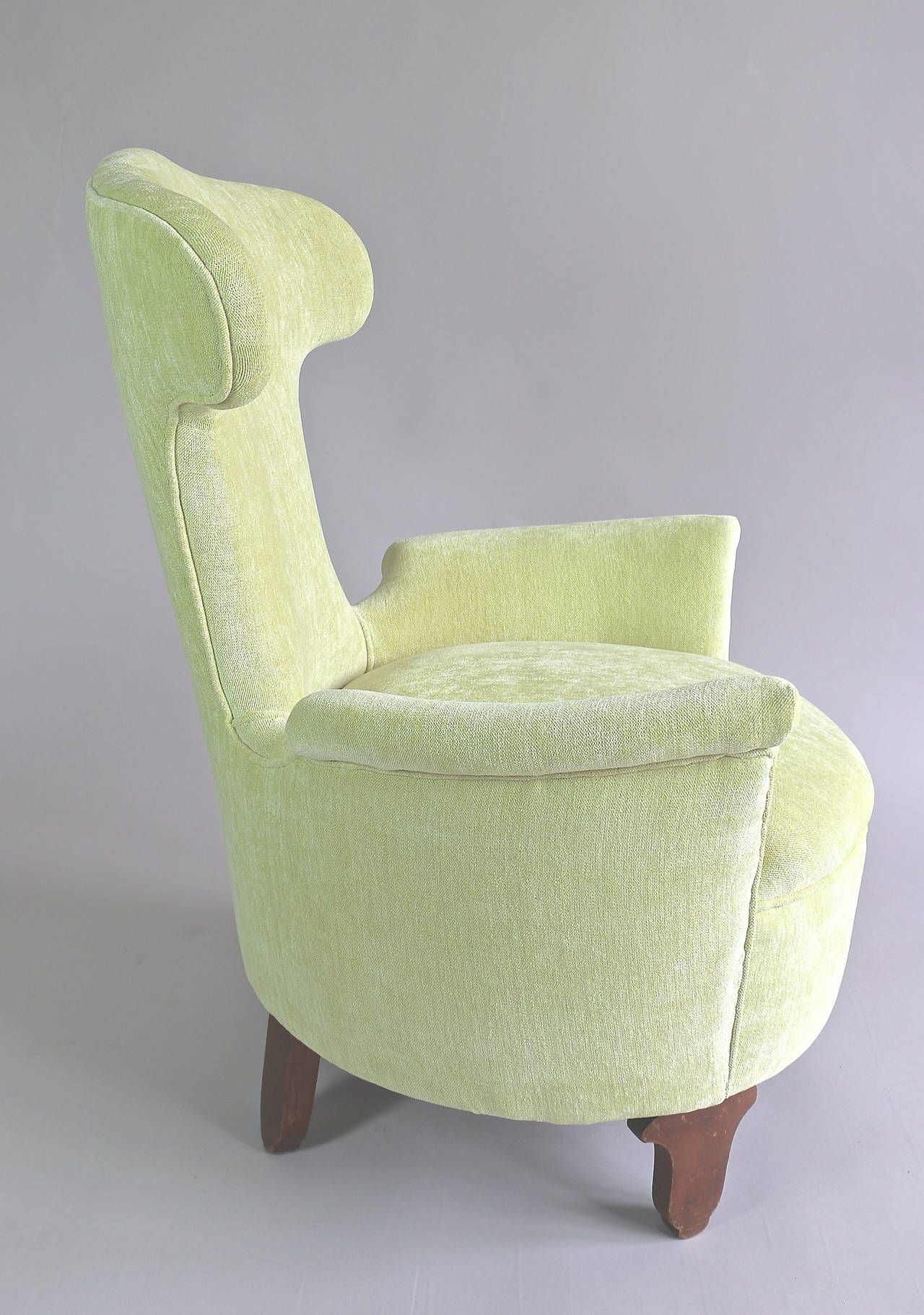 1950s Pair of Small Italian Armchairs For Sale 1