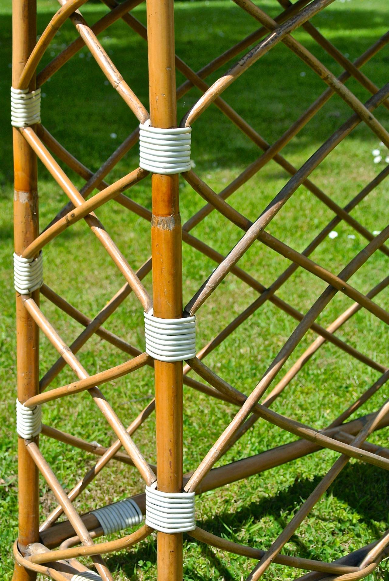 Pair of 1960s Bamboo Planters For Sale 2