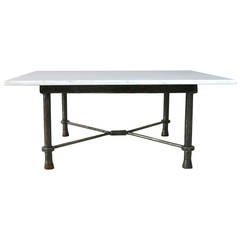 Maison and Jardin Marble Coffee Table, 1980s