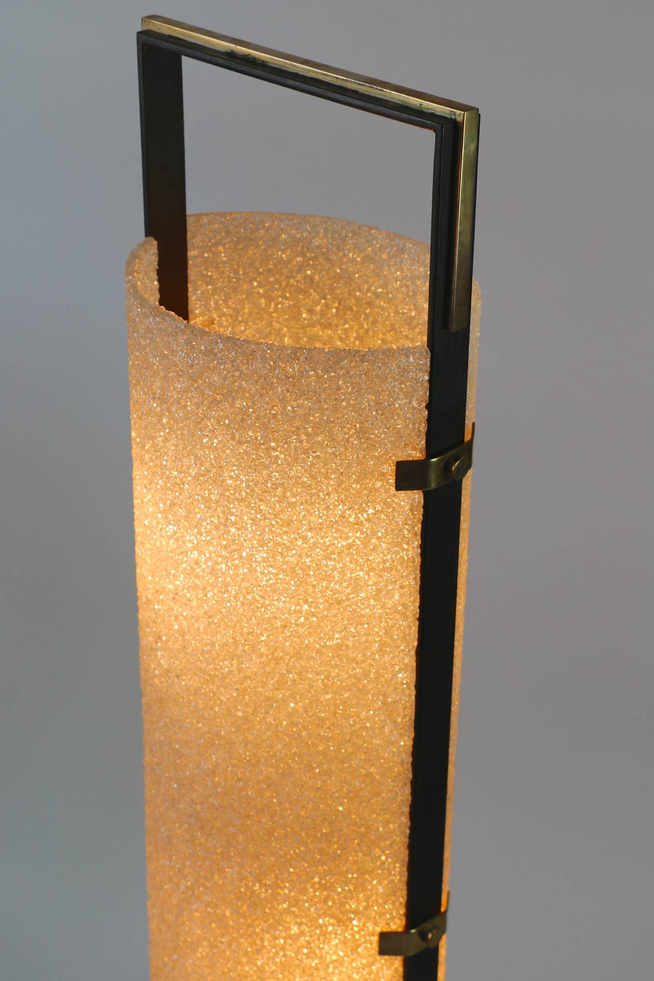 1970s Honeycombed Resin Floor Lamp For Sale 1