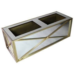 Large Mirror Planter in the Style of Jansen