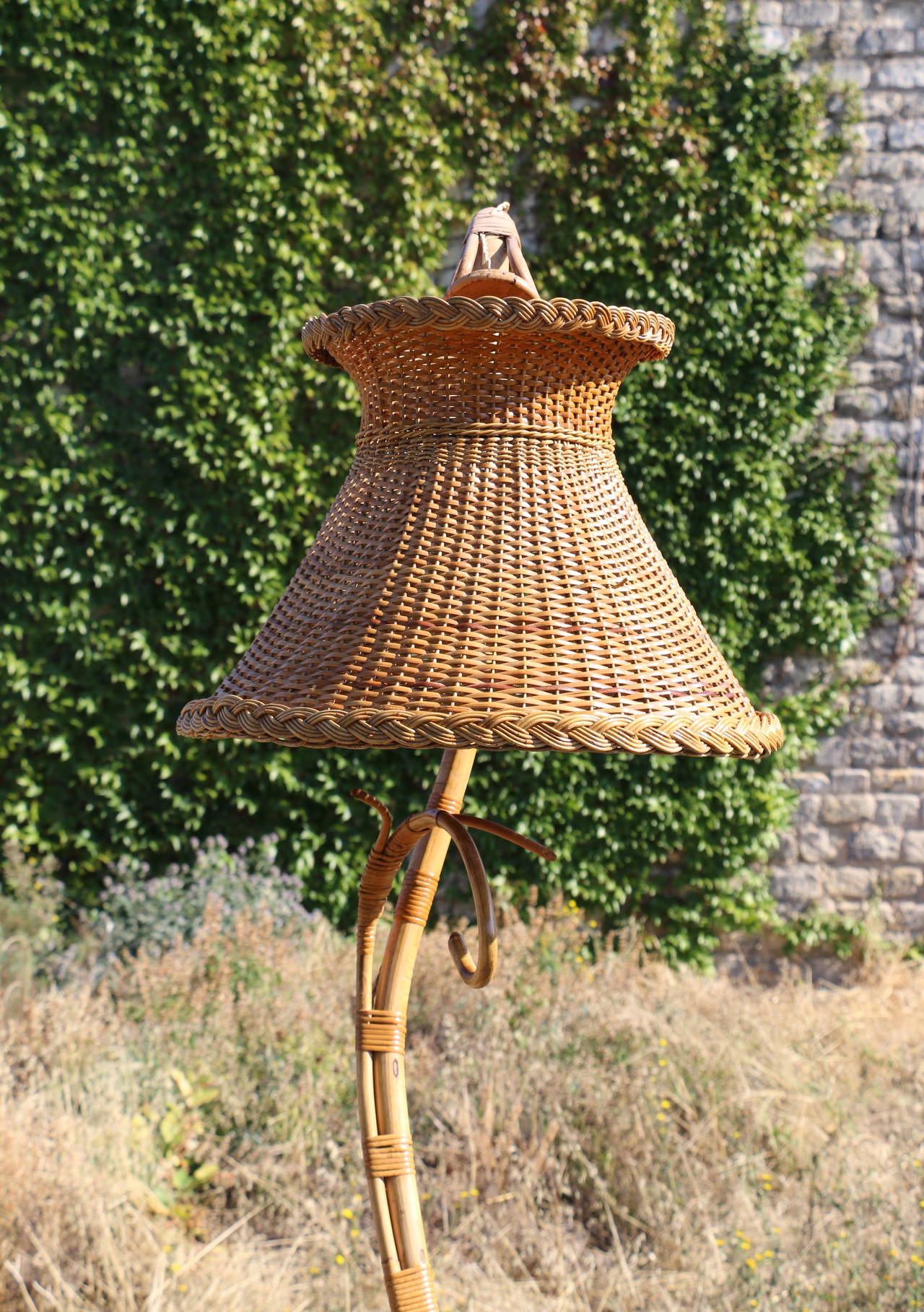 Tall Floor Lamp in Bamboo 1