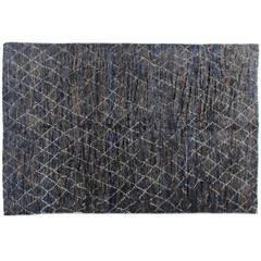 Hand-Knotted Stark Rug