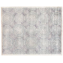 Hand-Knotted Stark Rug