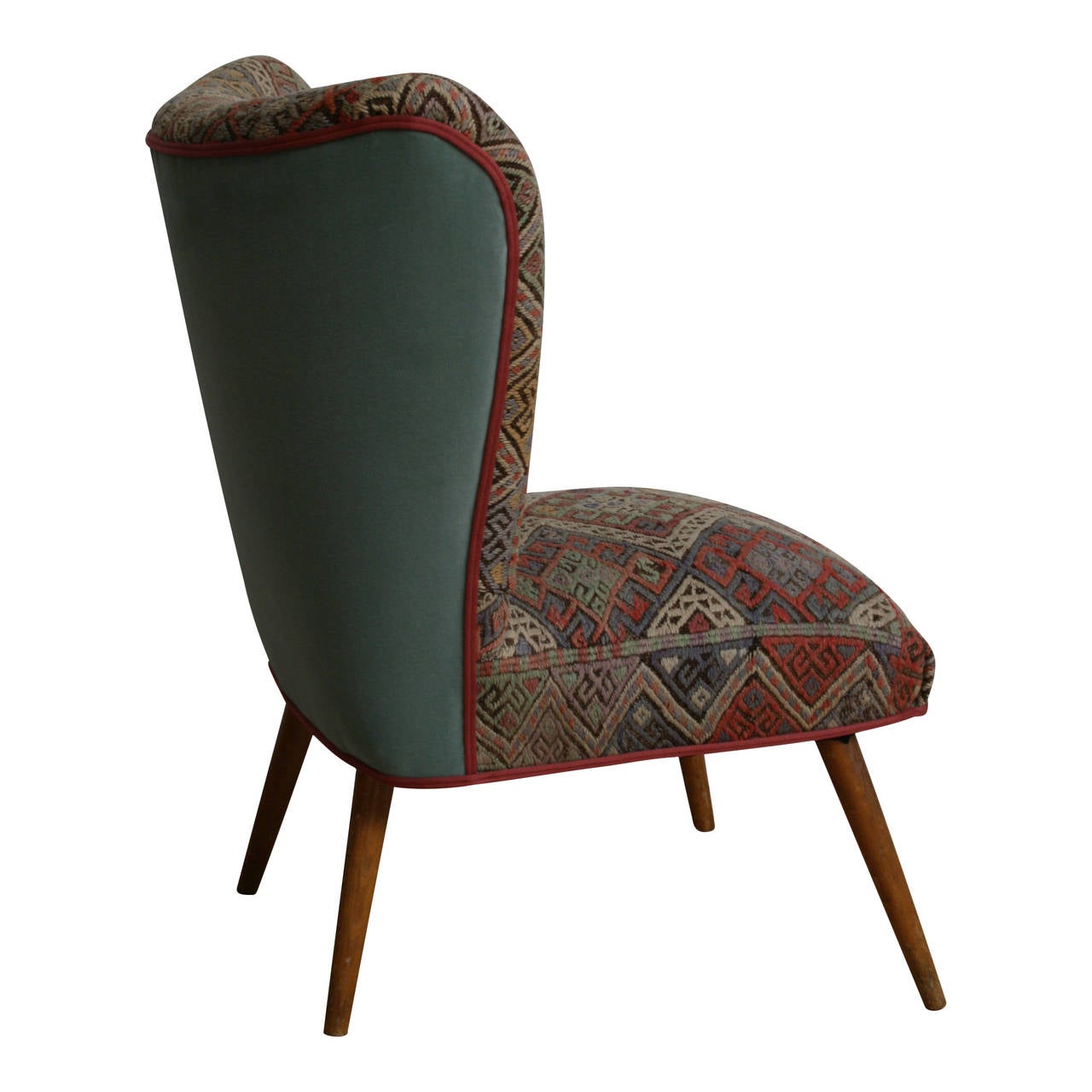 Vintage Cocktail Chair, 'Magical Maya'