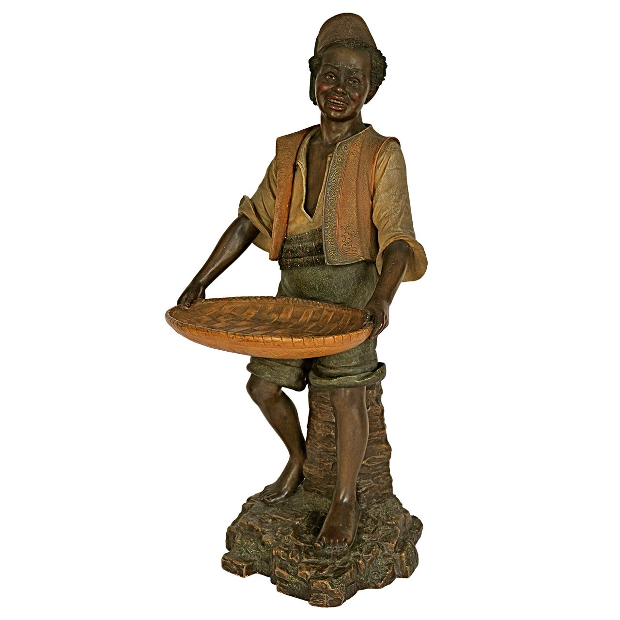 Terracotta Figure by Bernhardt Bloch For Sale