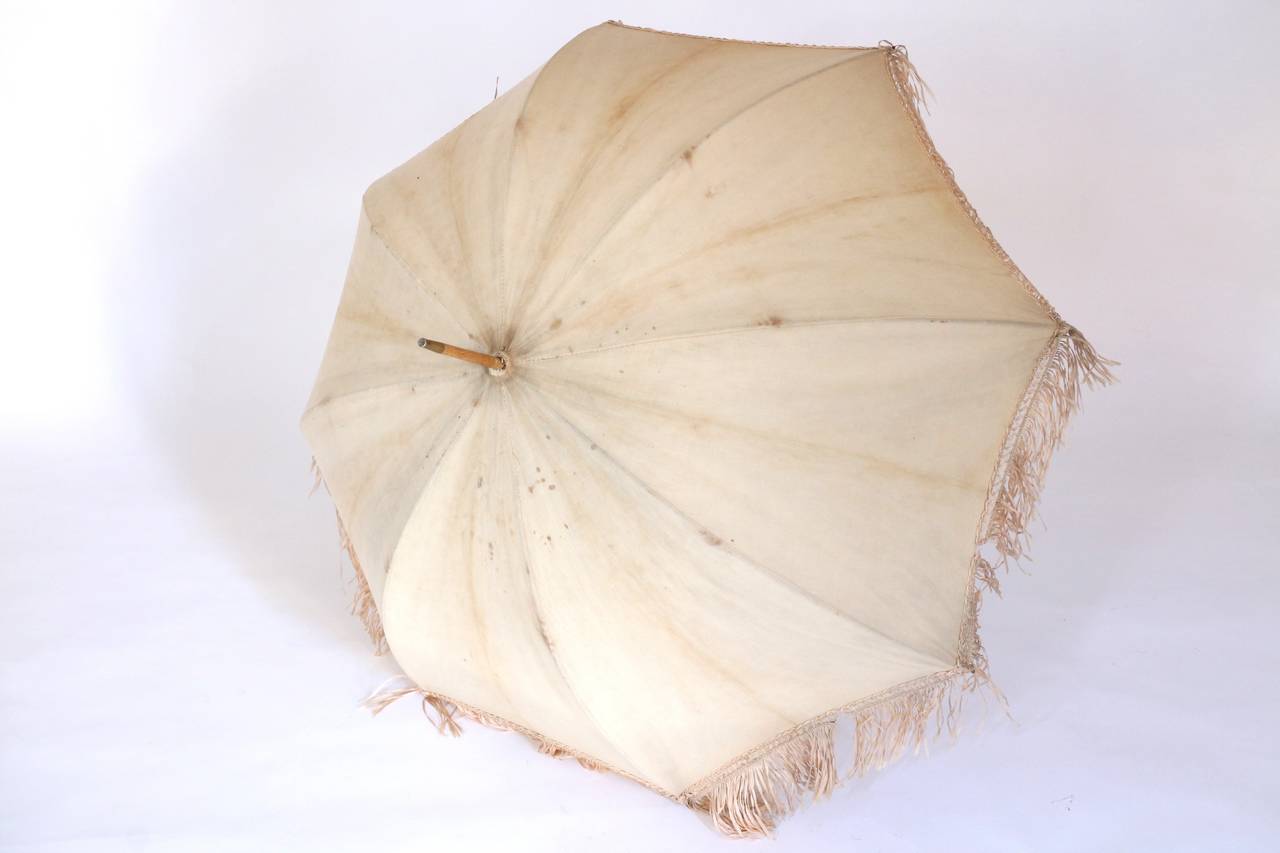 French Umbrella with Ivory Head of a Jong Boy, 